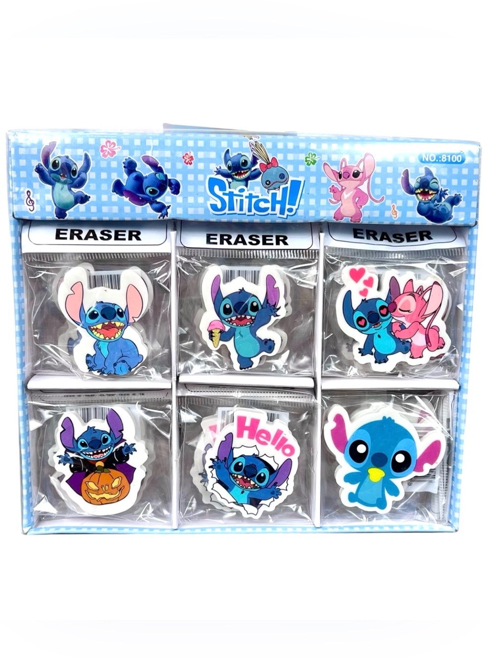 36ct Stitch CharacterErasers